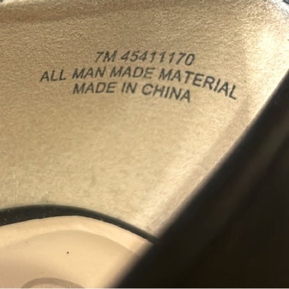 Cato Comfort 1946 Faux Leather Beaded Square Toe Ballet Flats Black Size 7 - Picture 12 of 14